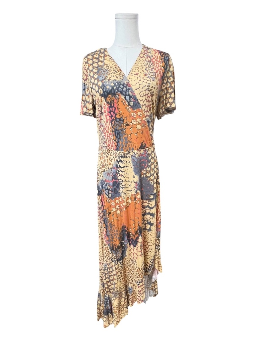 NWOT Lascana for Venus Snake Print Side Slit Maxi Dress | Size M